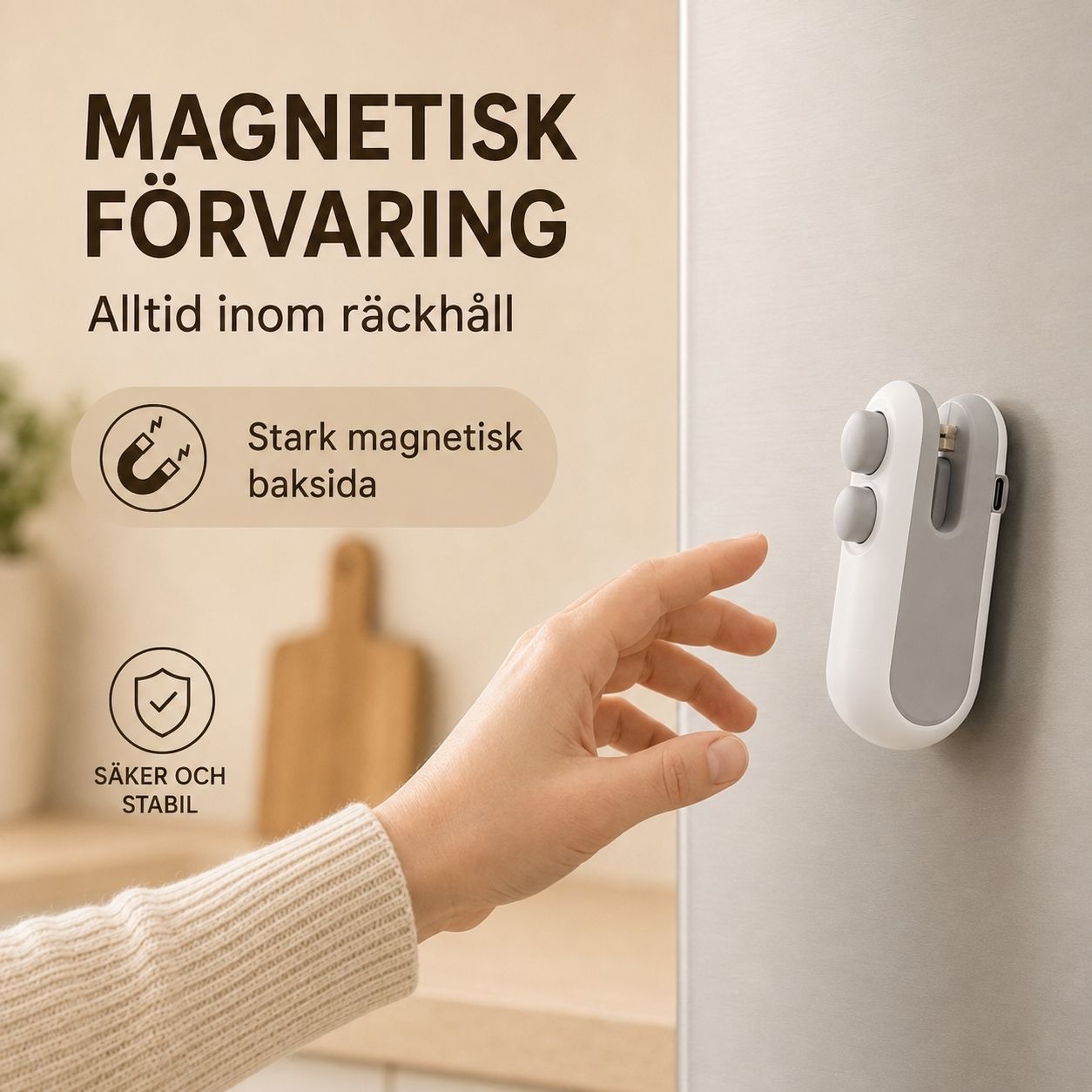 Smart Återförslutare med Klippfunktion